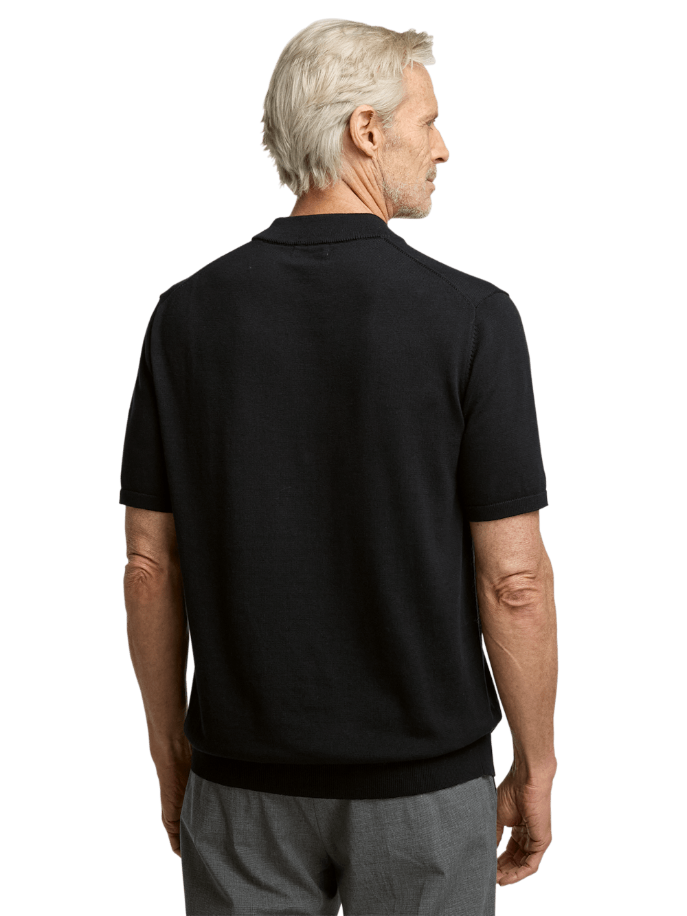 Alternate Image of Cotton Mock Neck Sweater-4
