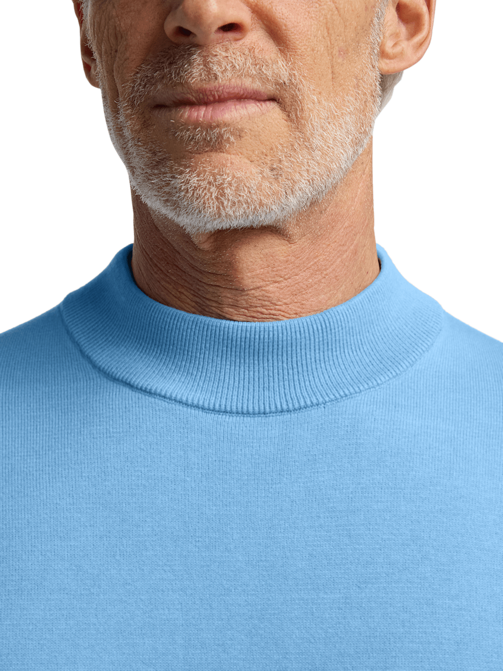 Alternate Image of Cotton Mock Neck Sweater-2