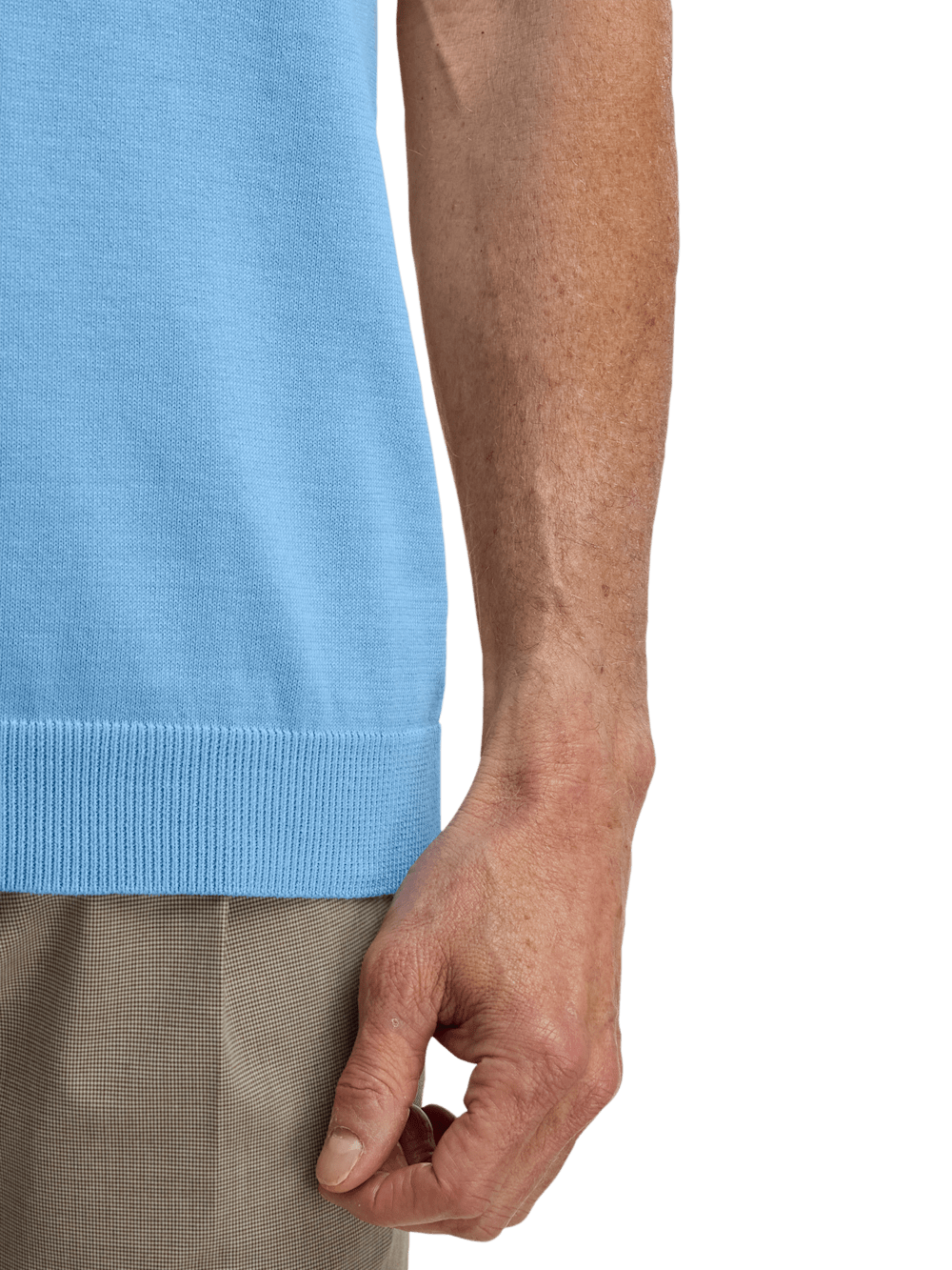 Alternate Image of Cotton Quarter Zip Mock Neck Sweater-3