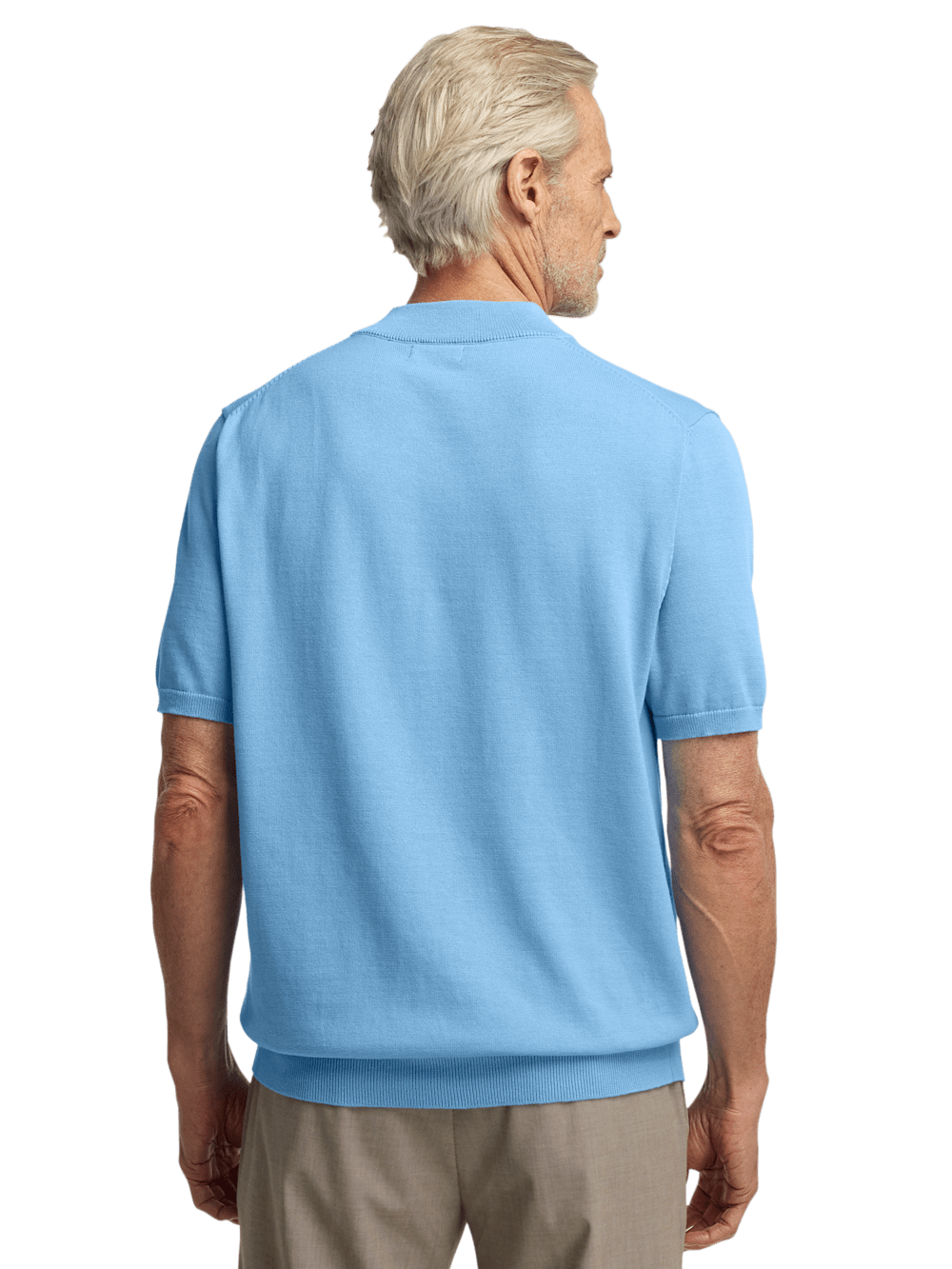 Alternate Image of Cotton Quarter Zip Mock Neck Sweater-4