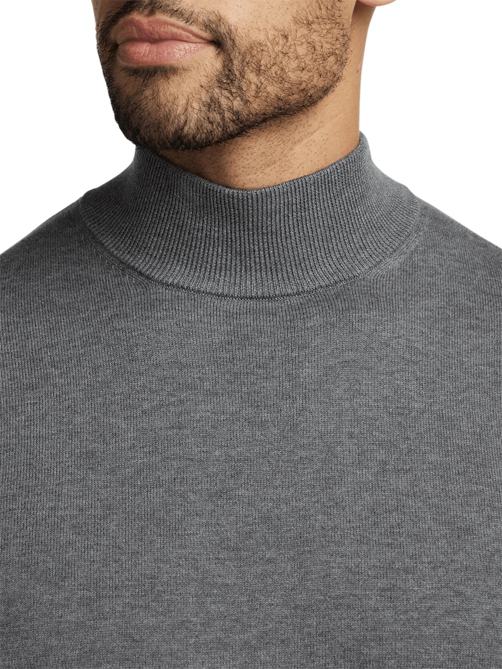 Alternate Image of Supima Cotton Mock Neck Sweater-2