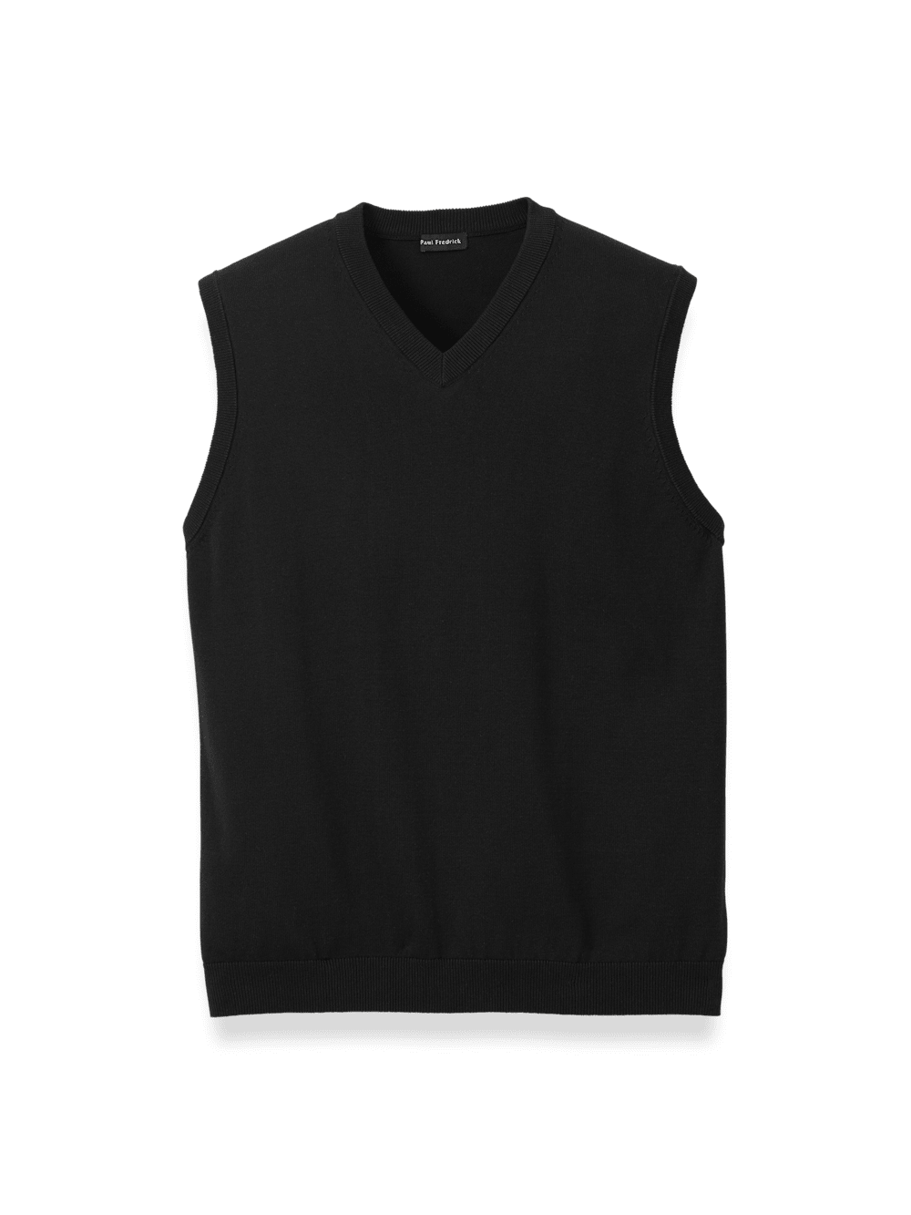 Product Image of Supima Cotton Vest-Black