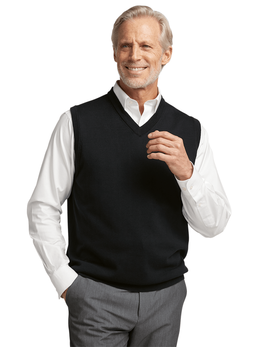 Alternate Image of Supima Cotton Vest-1