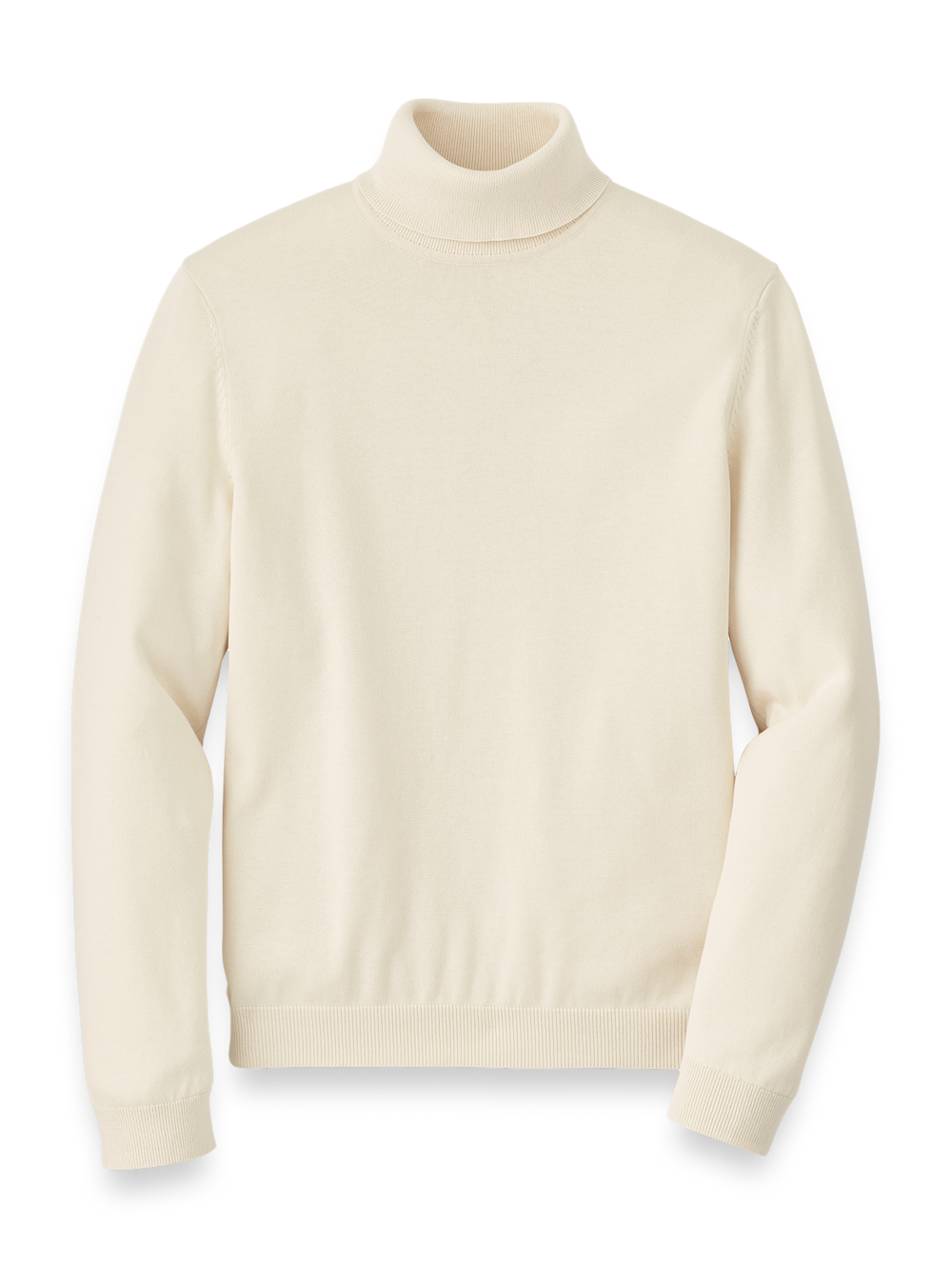 Product Image of Supima Cotton Turtleneck-Ivory