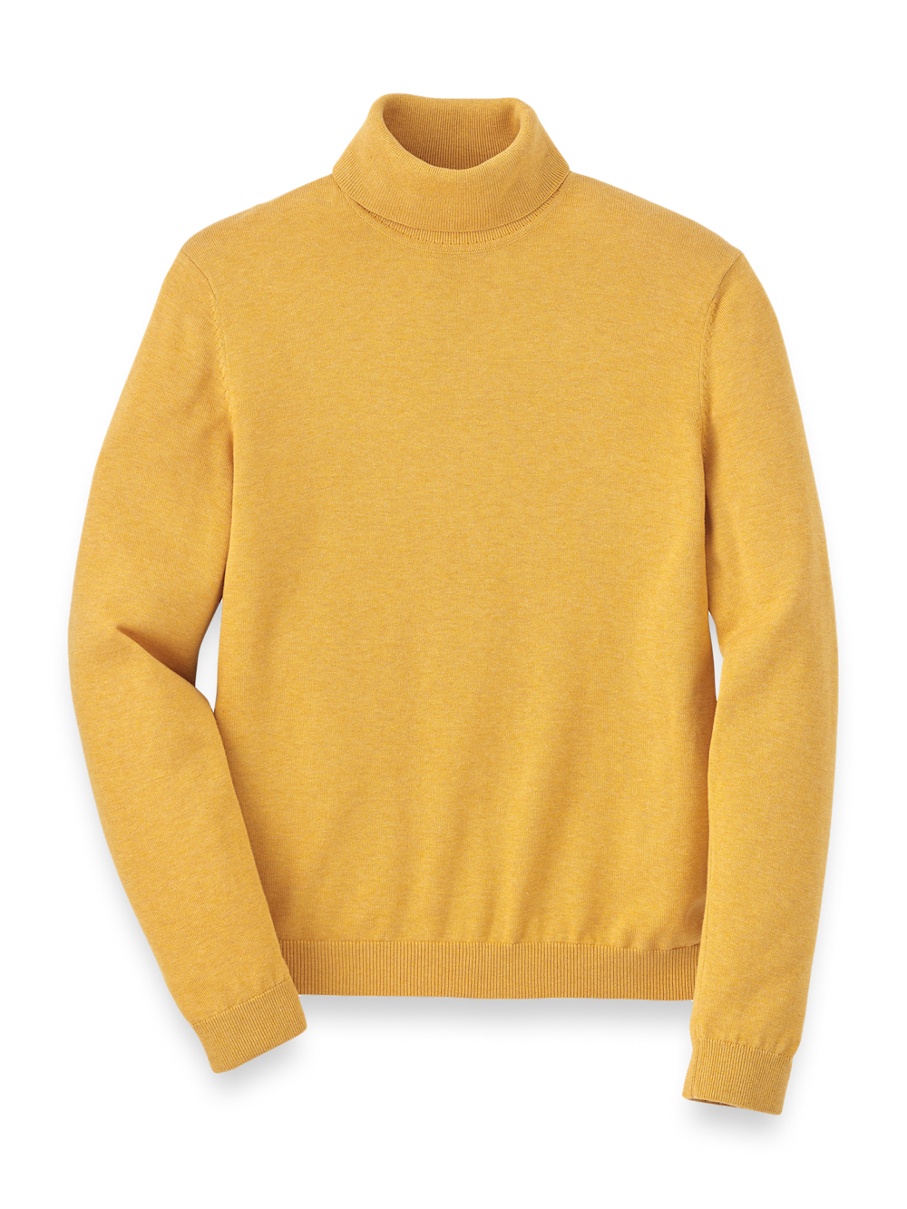 Product Image of Supima Cotton Turtleneck-Mustard