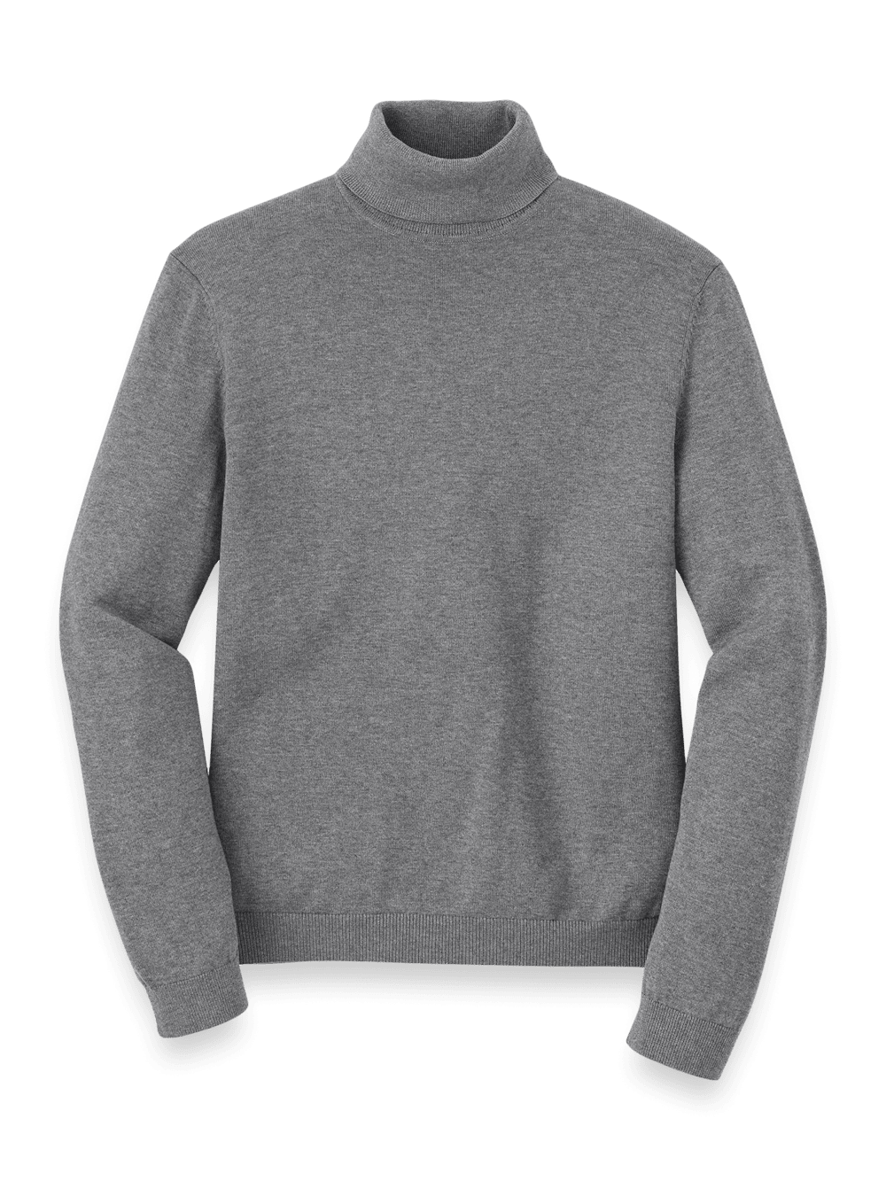 Product Image of Supima Cotton Turtleneck-Medium Grey