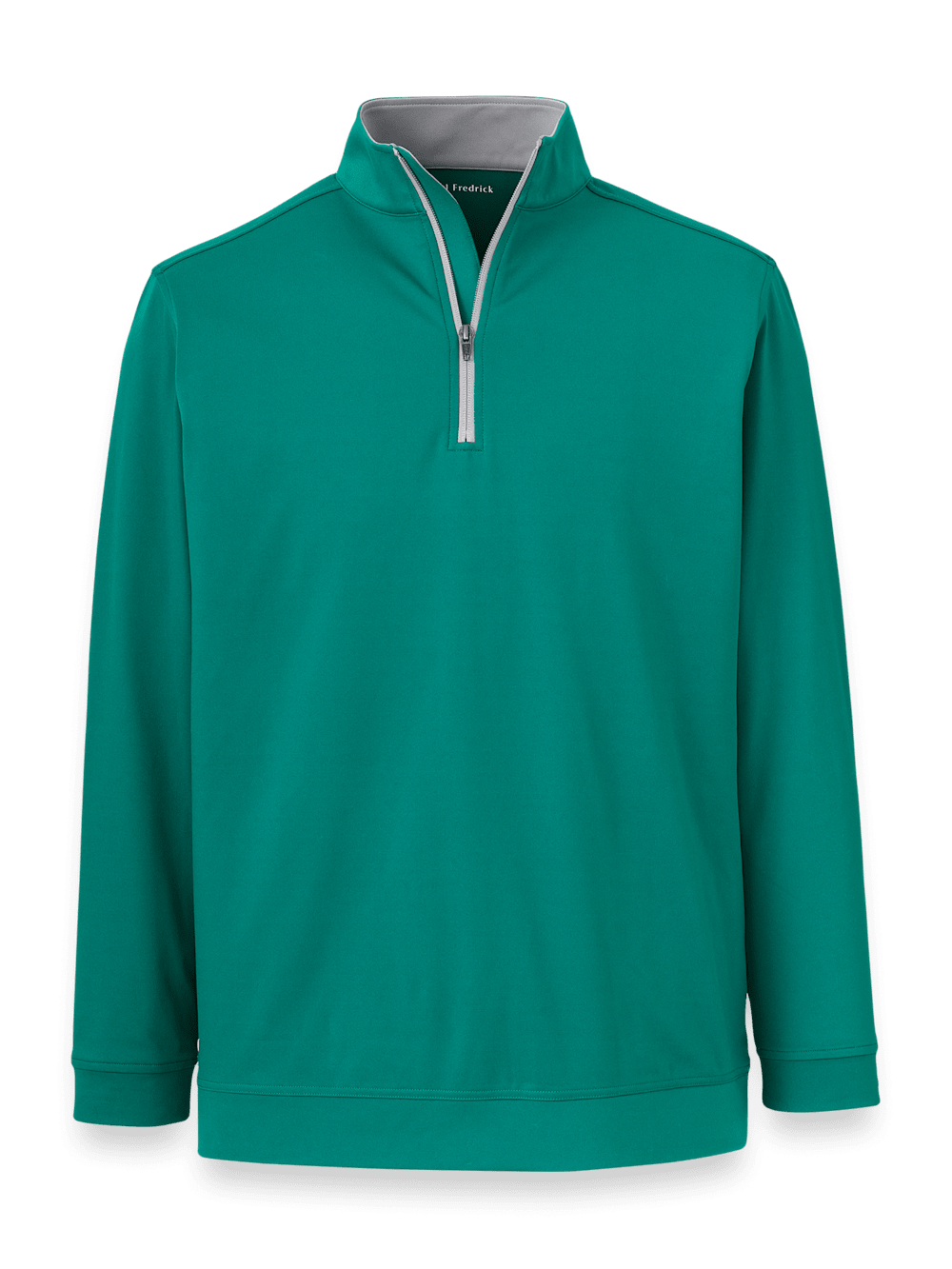 Product Image of Performance Blend Quarter Zip Mock Neck-Green