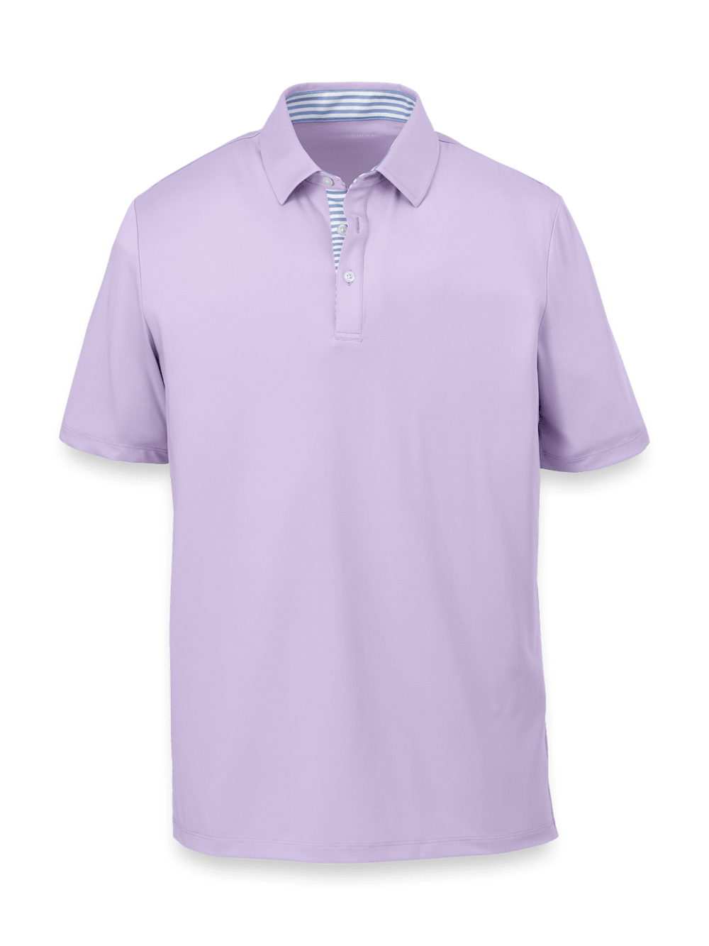 Product Image of Performance Blend Three Button Polo-Light Purple