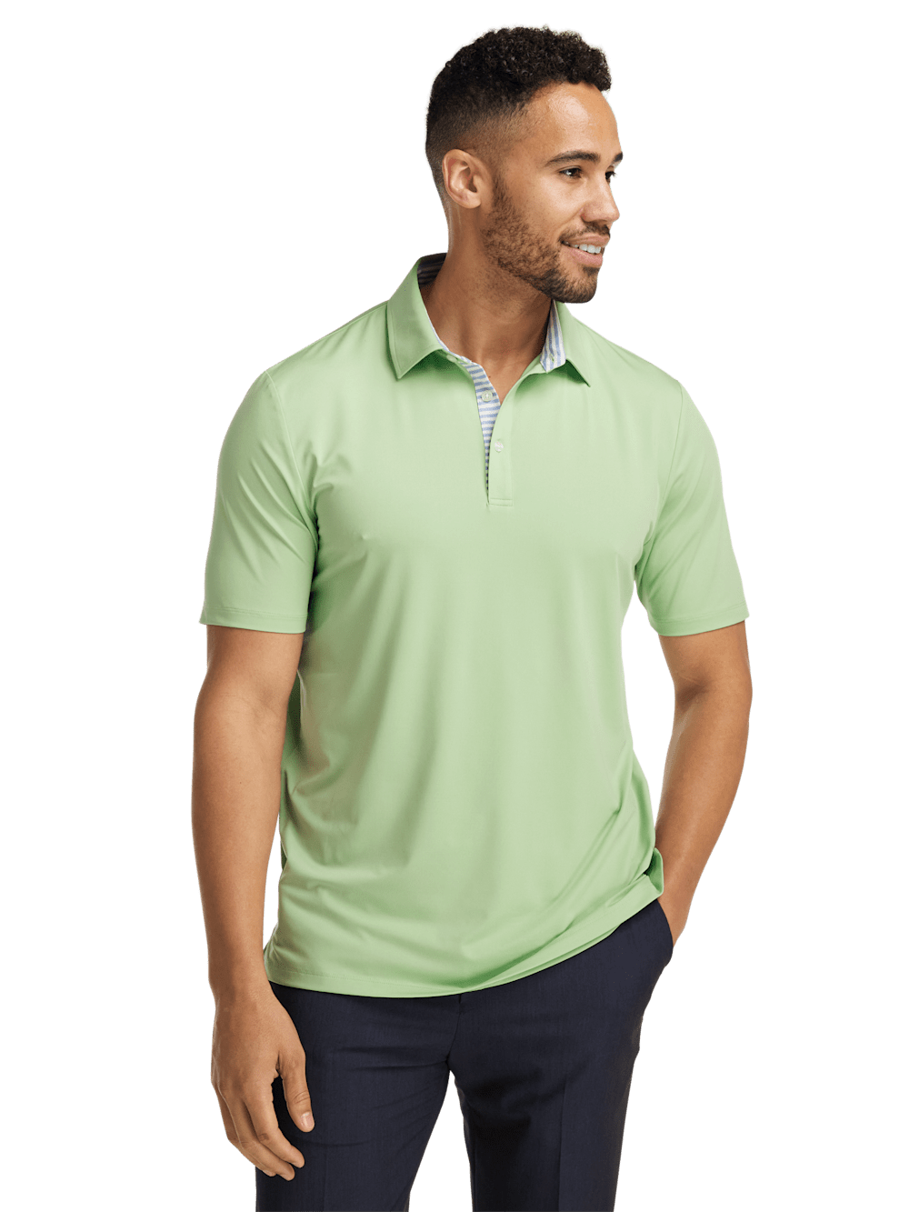 Alternate Image of Performance Blend Three Button Polo-1