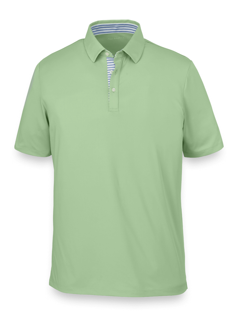 Product Image of Performance Blend Three Button Polo-Light Green