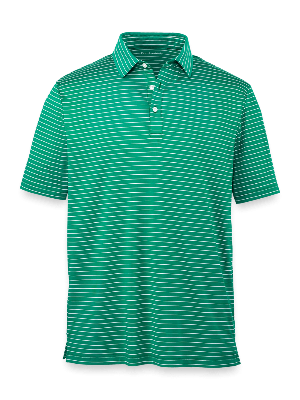 Product Image of Performance Blend Three Button Polo-Green