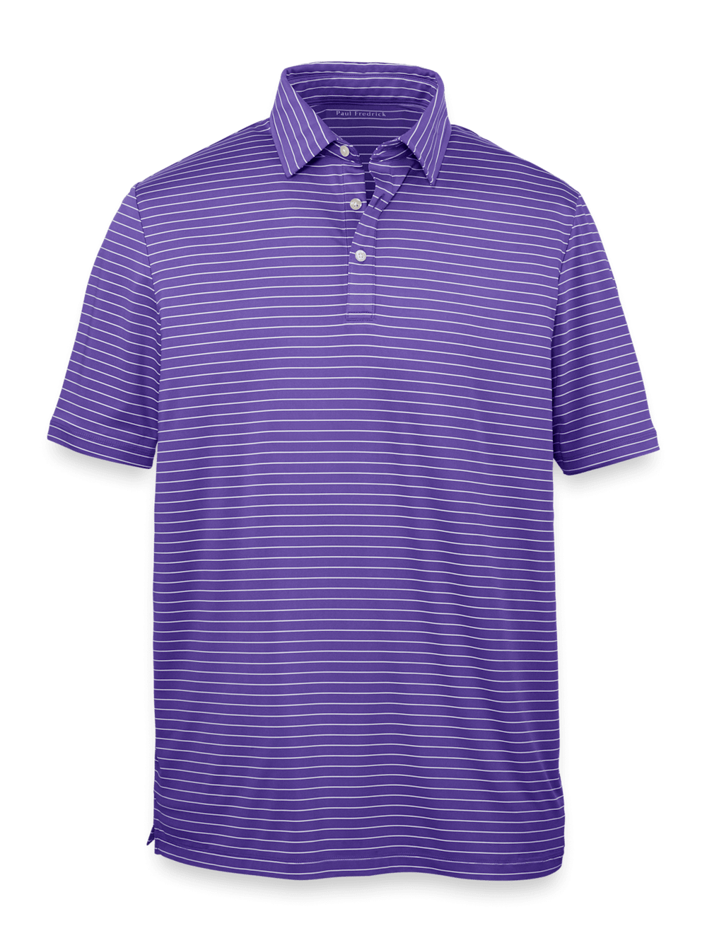 Product Image of Performance Blend Three Button Polo-Purple