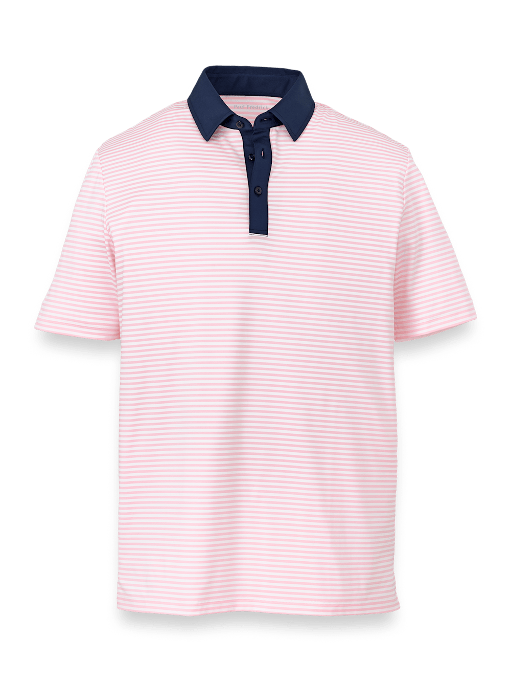 Product Image of Performance Blend Three Button Polo-Pink