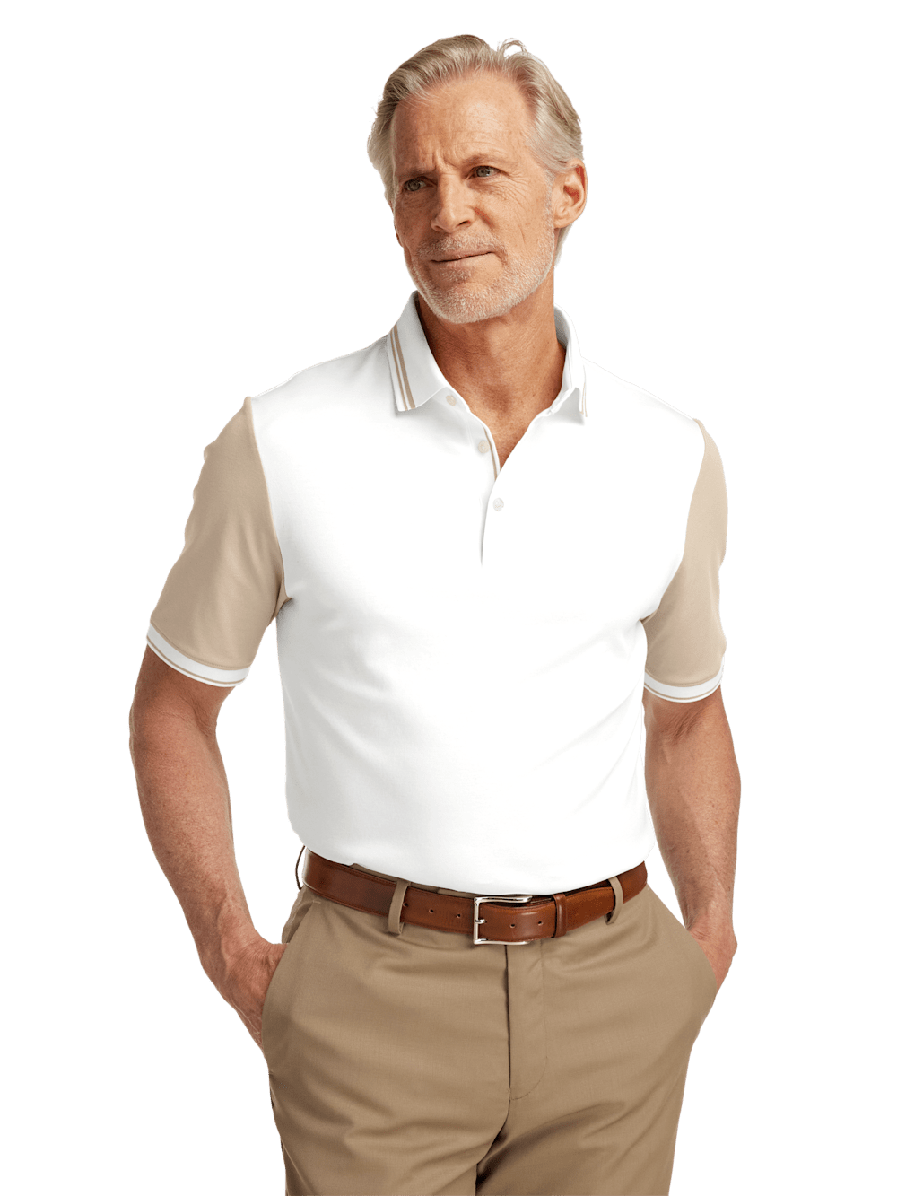 Alternate Image of Cotton Three Button Polo-4