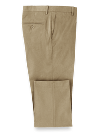 Cotton Stretch Twill Pants - Dark Khaki