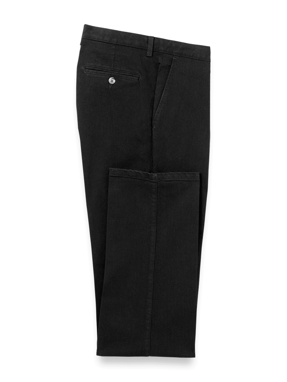 Product Image of Denim Pants-Black#model_flat front