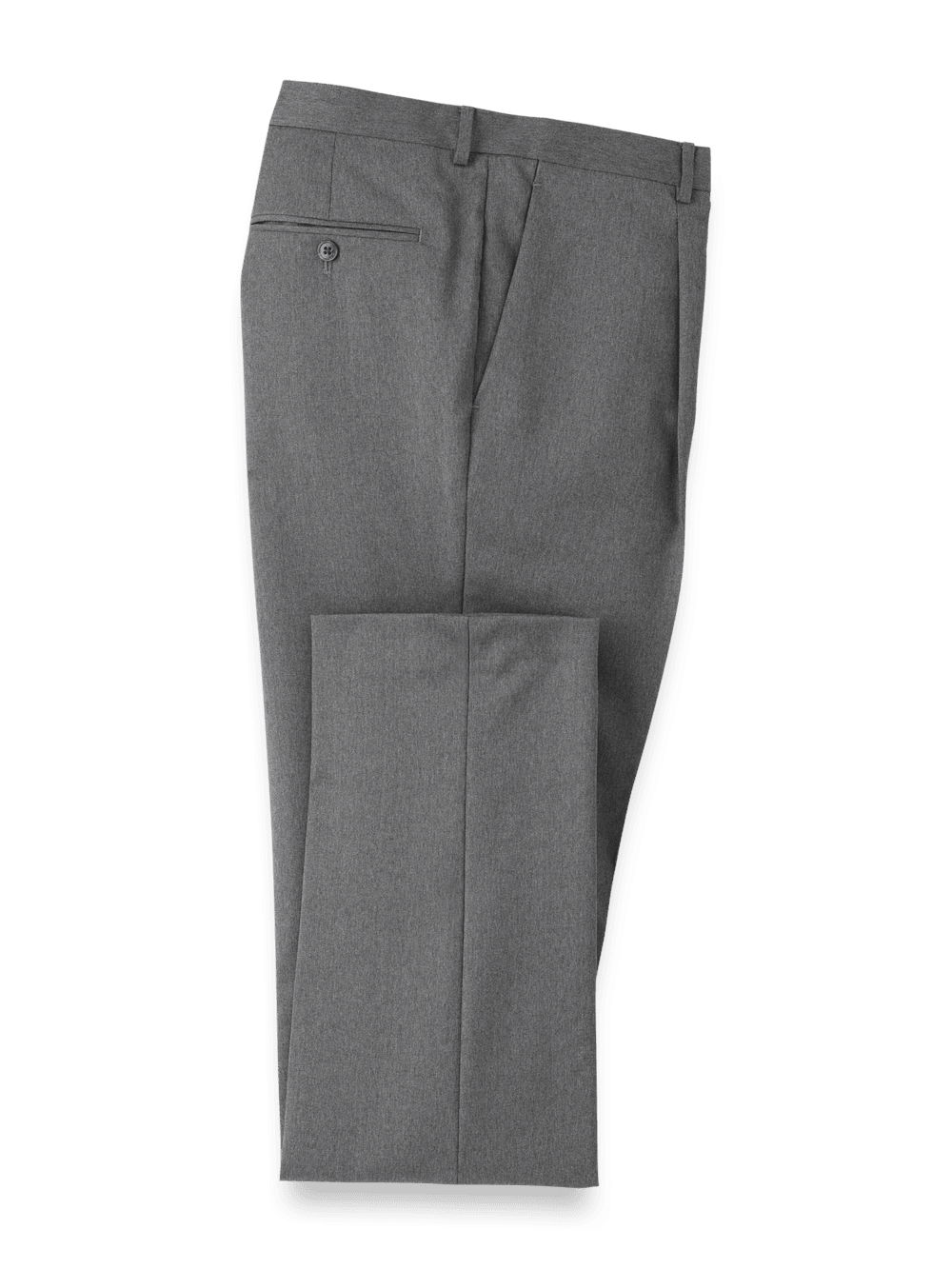 Product Image of Wool Single Pleat Pants-Grey