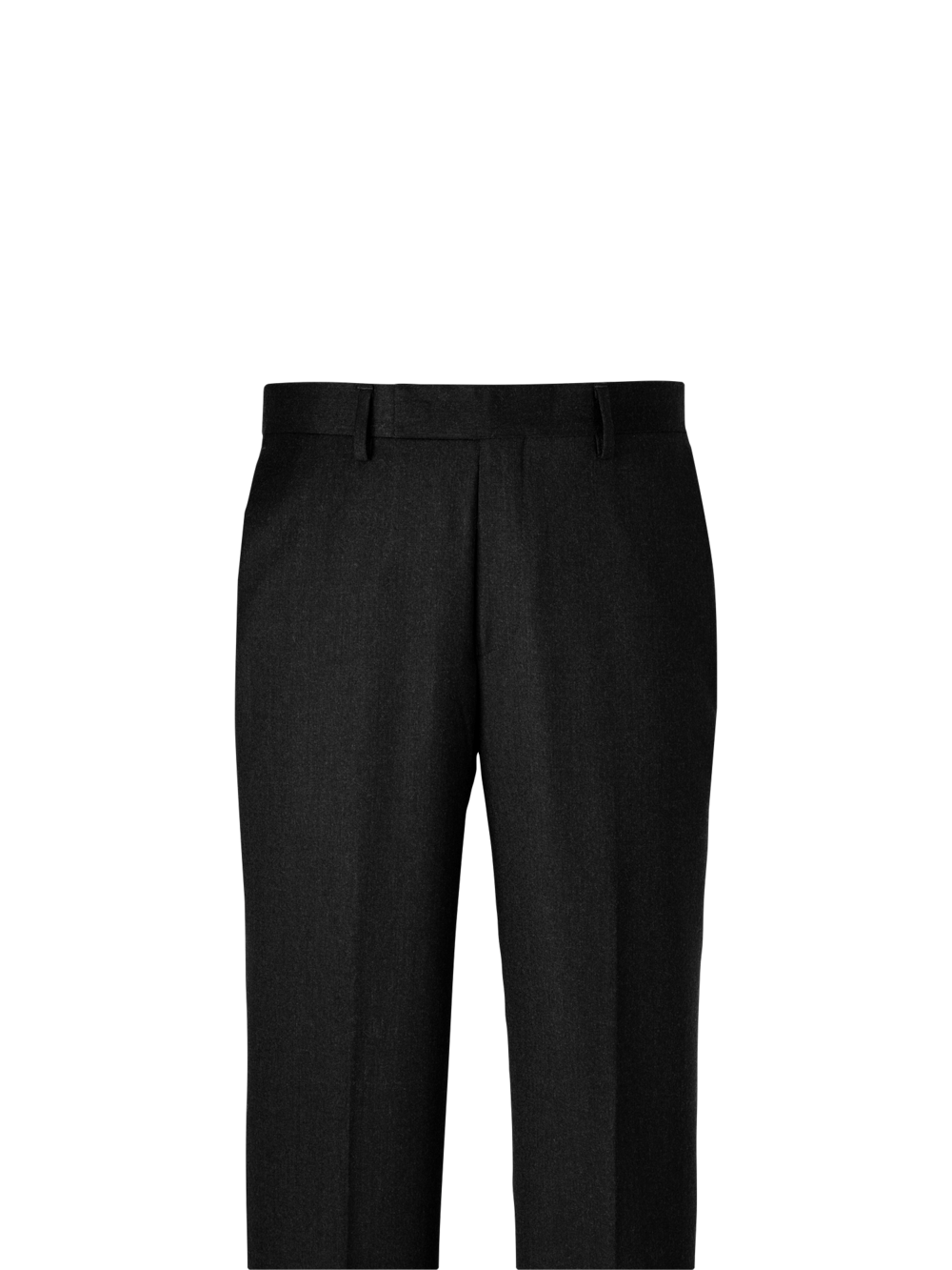 Alternate Image of Wool Flannel Solid Pants-1#model_flat front