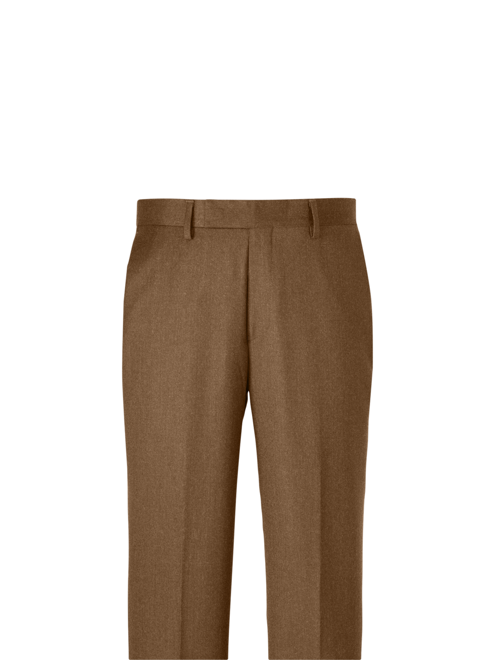 Alternate Image of Wool Flannel Solid Pants-1#model_flat front