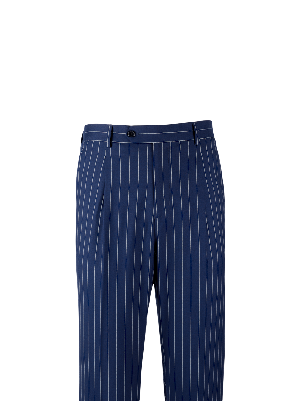 Alternate Image of Wool Stretch Stripe Single Pleat Suit Pants-1