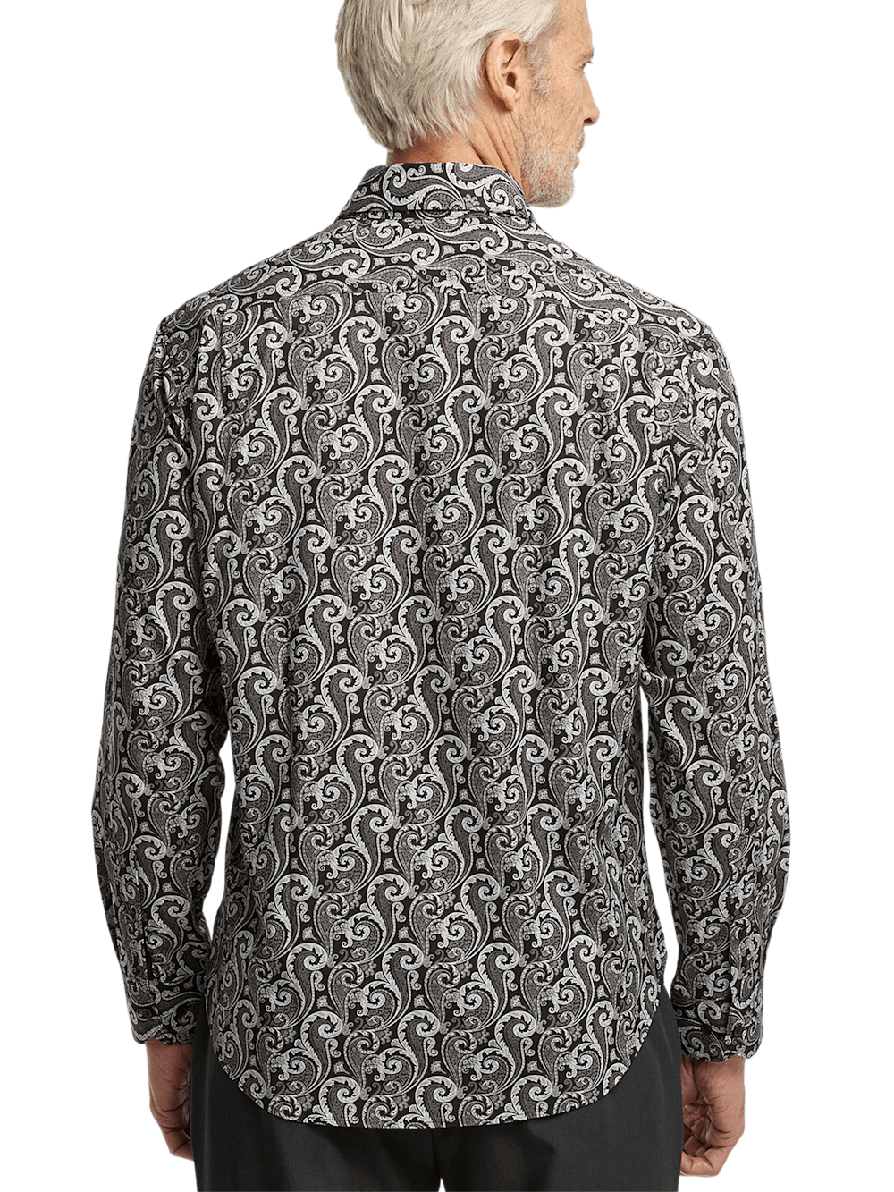 Alternate Image of Performance Stretch Paisley Casual Shirt-4