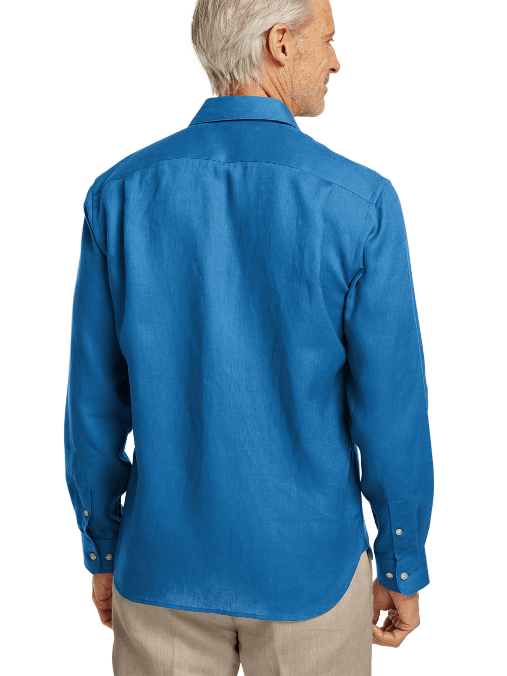 Alternate Image of Linen Solid Casual Shirt-4