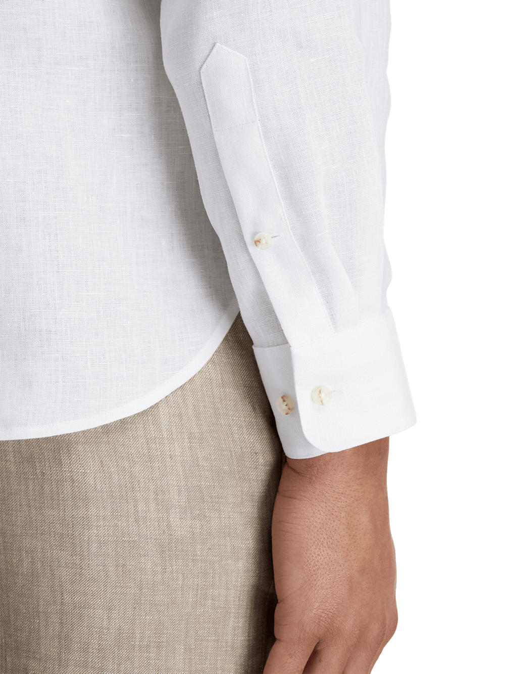 Alternate Image of Linen Solid Casual Shirt-3