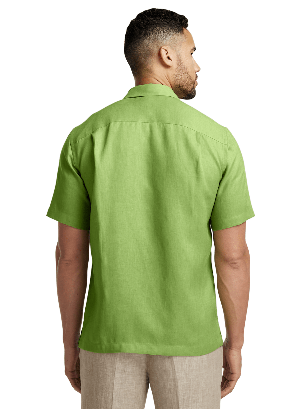 Alternate Image of Linen Solid Casual Shirt-4
