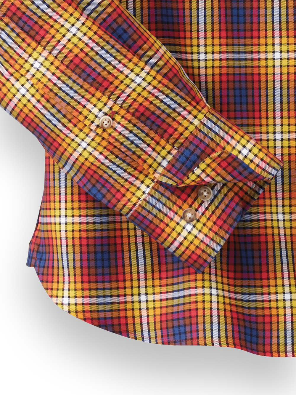 Alternate Image of Cotton Check Casual Shirt-2