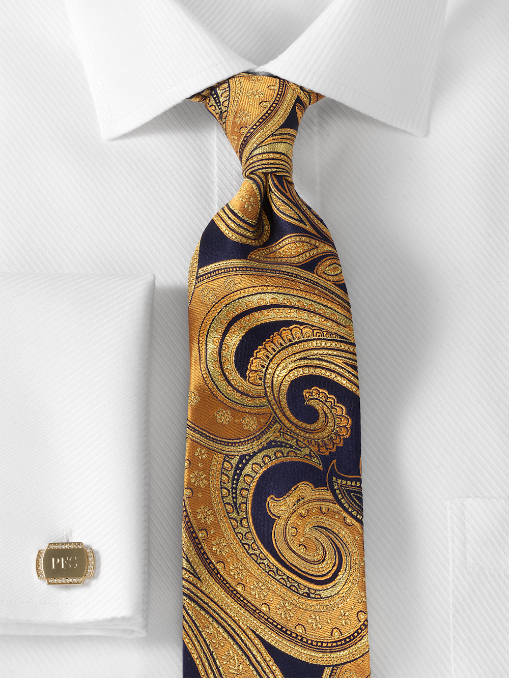 Alternate Image of Paisley Woven Silk Blend Tie-1