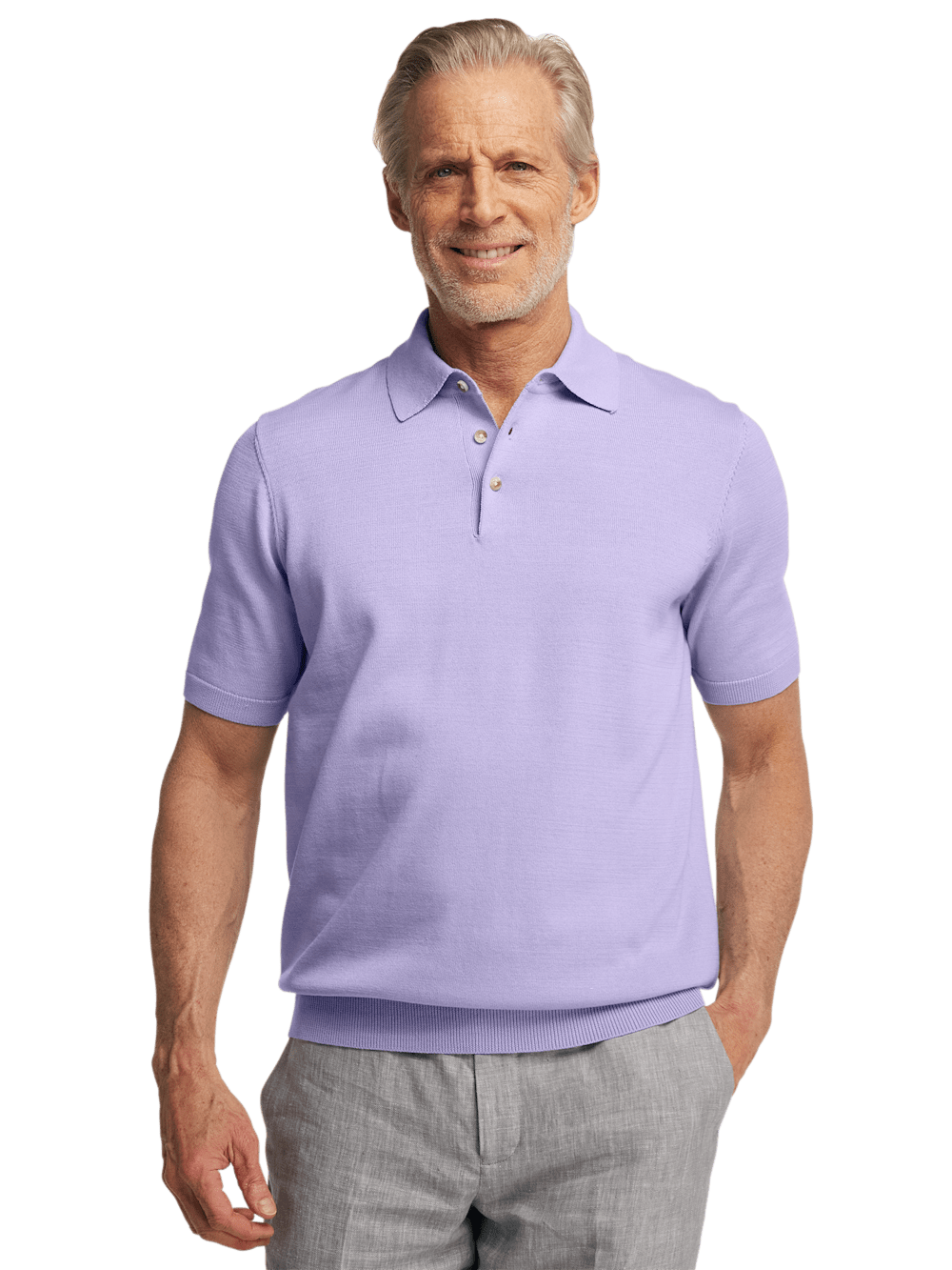 Alternate Image of Supima Cotton Three Button Polo-1