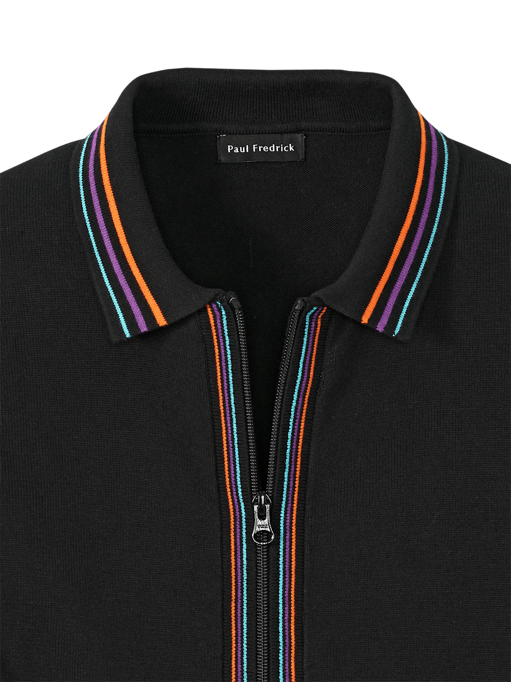 Alternate Image of Cotton Full Zip Polo-5