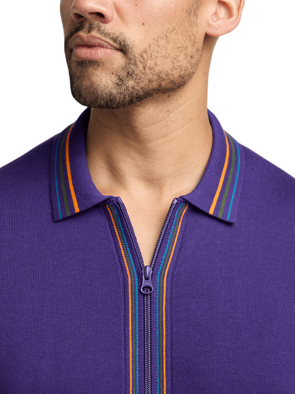 Alternate Image of Cotton Full Zip Polo-2