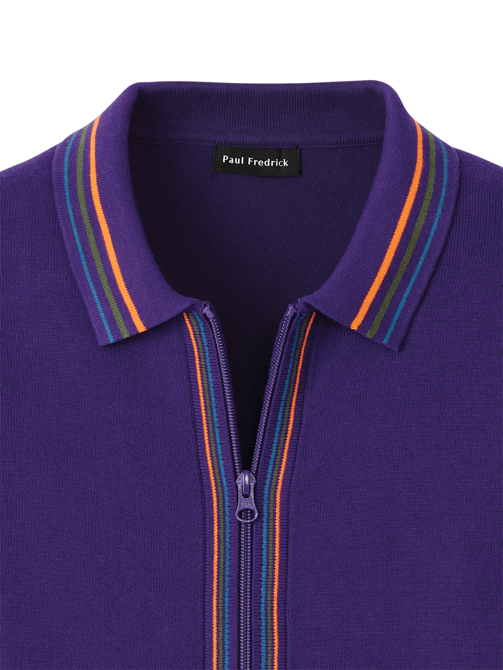 Alternate Image of Cotton Full Zip Polo-5