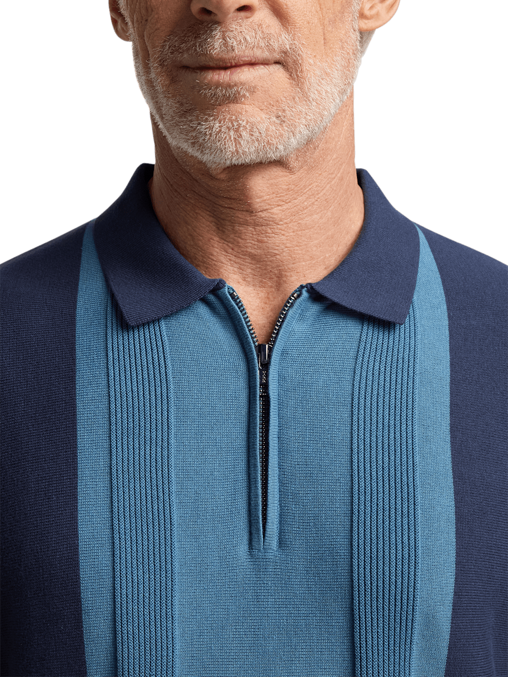 Alternate Image of Cotton Quarter Zip Polo-2