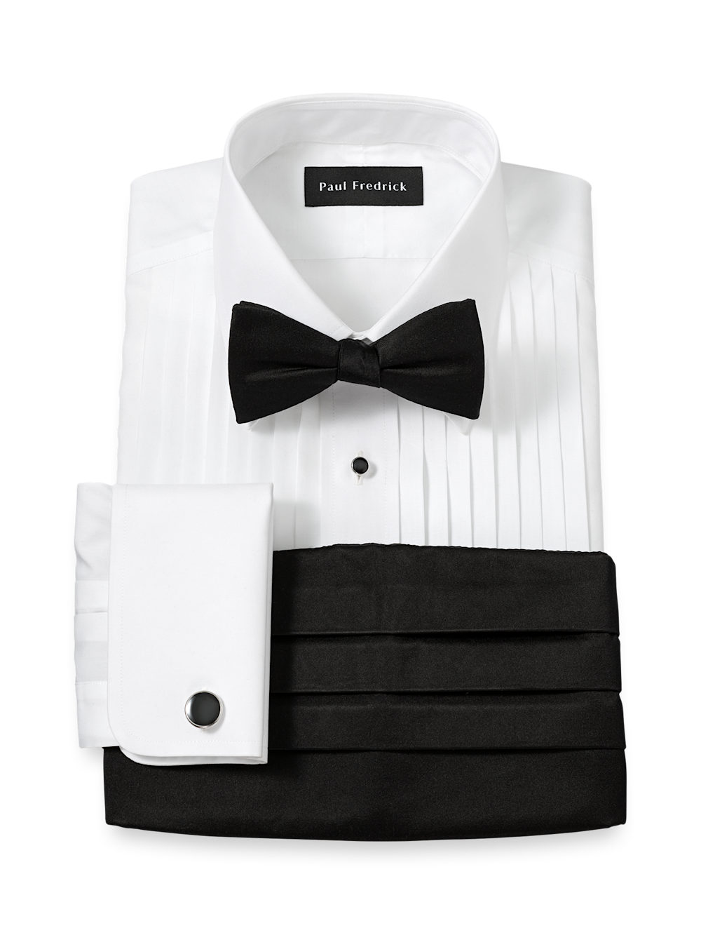 Alternate Image of Solid Woven Silk Cummerbund-1