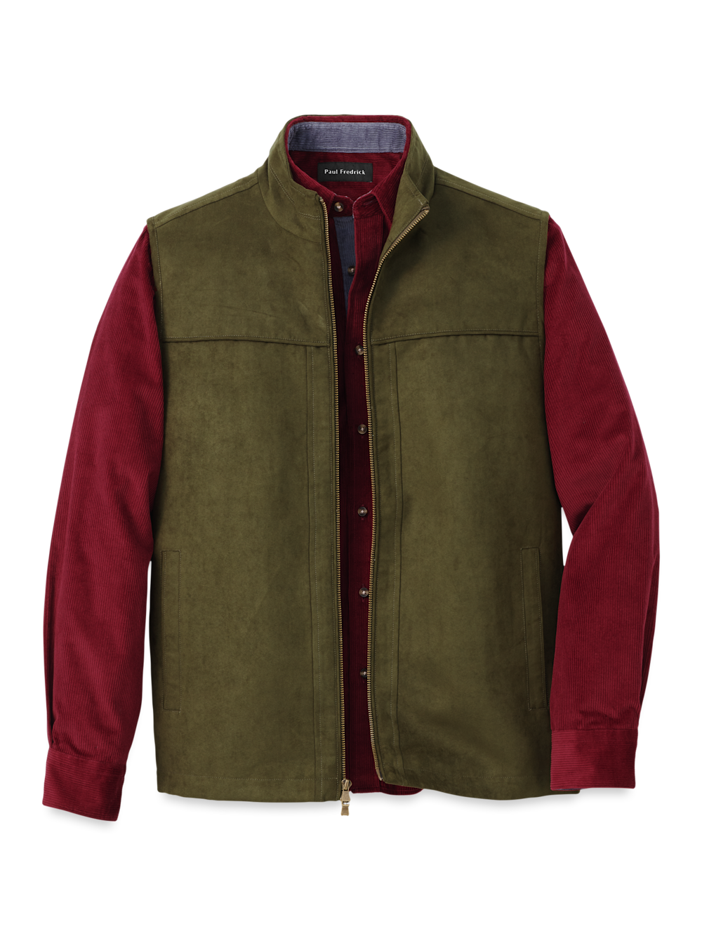Product Image of Microsuede Vest-Green