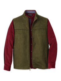 Microsuede Vest - Green