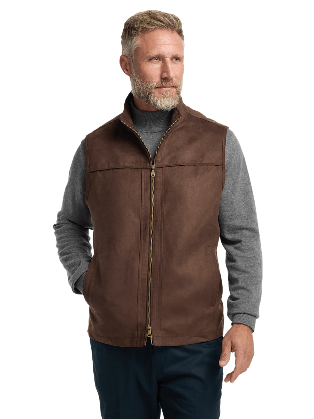 Alternate Image of Microsuede Vest-1