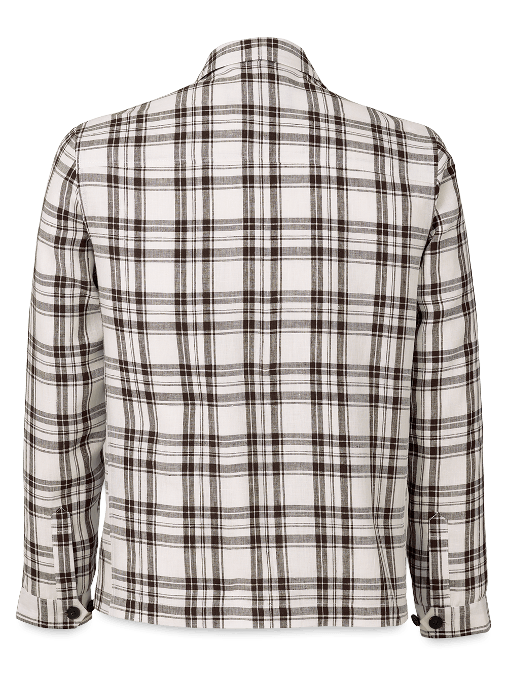 Alternate Image of Linen Plaid Shirt Jacket-4